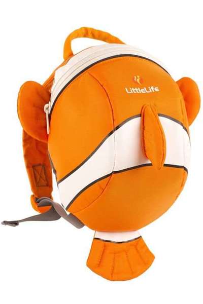 Plecak dla dzieci 1-3 lat ze smyczą LITTLELIFE ANIMAL TODDLER BACKPACK 2L |  Clownfish