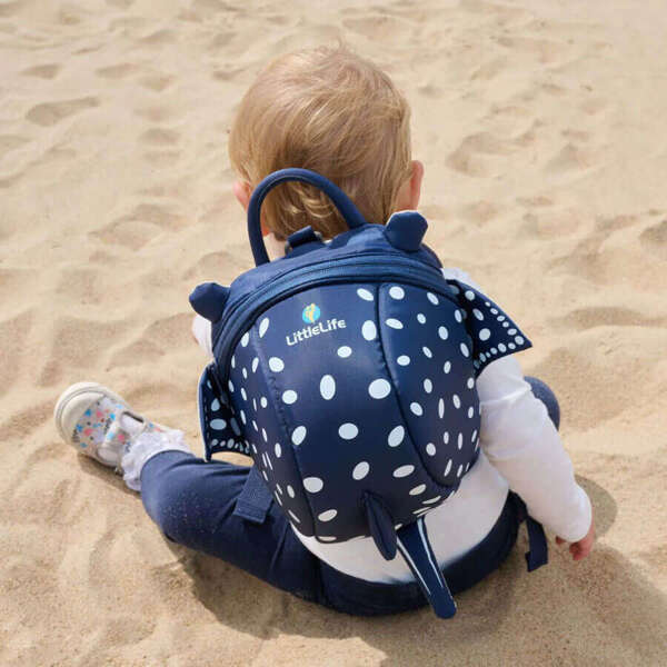 Plecak dla dzieci 1-3 lat ze smyczą LITTLELIFE ANIMAL TODDLER BACKPACK 2L | Płaszczka