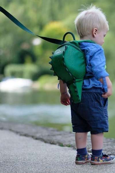 Plecak dla dzieci 1-3 lat  ze smyczą LITTLELIFE TODDLER BACKPACK - Crocodile