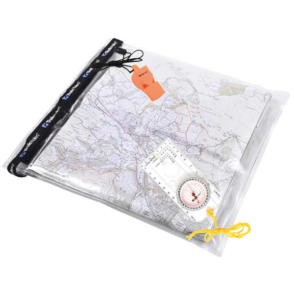 Pokrowiec na mapę z kompasem TREKMATES DRY MAP CASE SET