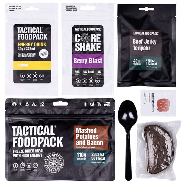 Racja żywnościowa jednodniowa TACTICAL FOODPACK RATION DELTA | 341g