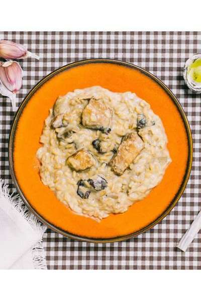 Risotto z łososiem i borowikami FORESTIA z podgrzewaczem