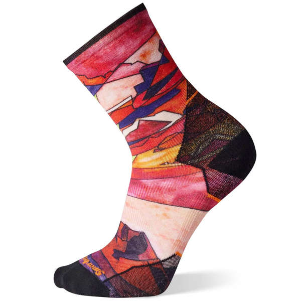 Skarpety do biegania SMARTWOOL ATHLETE EDITION RUN PRINT CREW SOCKS