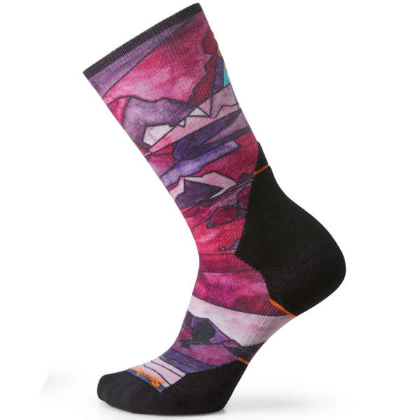 Skarpety do biegania SMARTWOOL W'S ATHLETE EDITION RUN PRINT CREW SOCKS