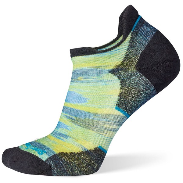 Skarpety do biegania SMARTWOOL W'S RUN TARGETED CUSHION BRUSH STROKE PRINT LOW ANKLE SOCKS