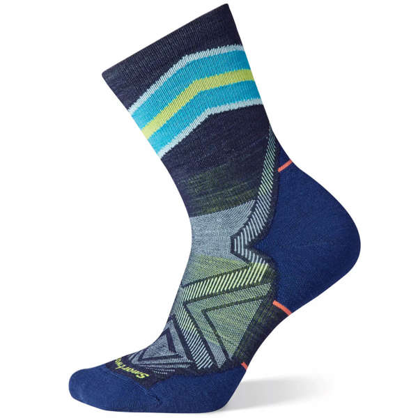 Skarpety do biegania damskie z wełny SMARTWOOL RUN MID CREW SOCKS | Targeted Cushion