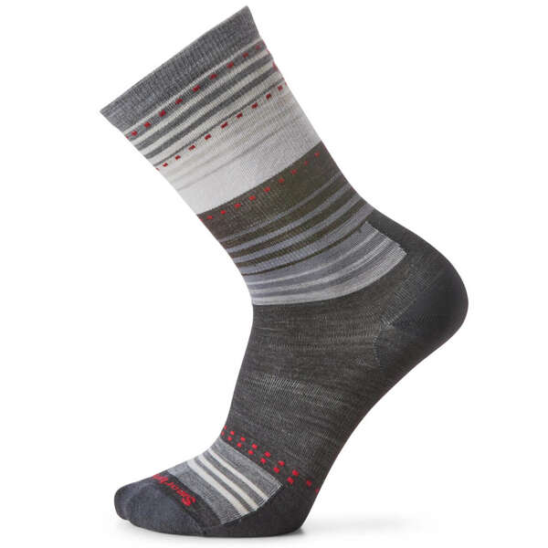 Skarpety miejskie wełniane SMARTWOOL EVERYDAY STITCH STRIPE CREW SOCKS Zero Cushion