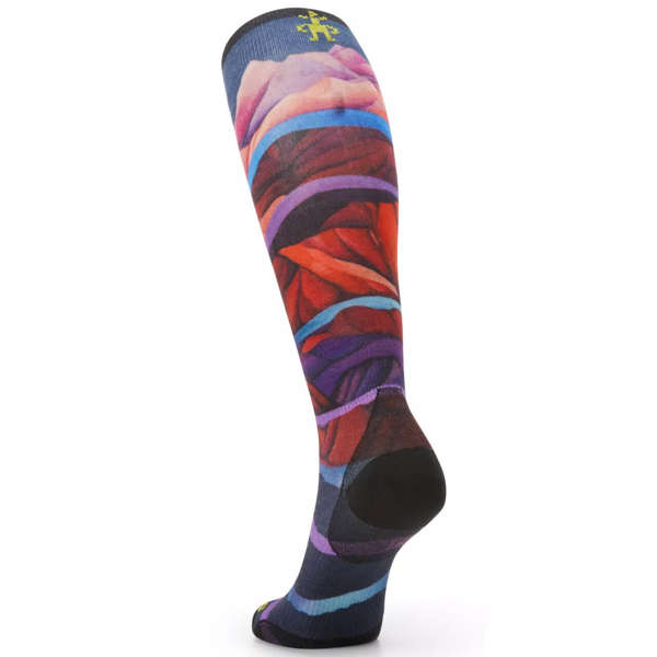 Skarpety narciarskie SMARTWOOL W'S SKI ZERO CUSHION PRINT OVER THE CALF SOCKS