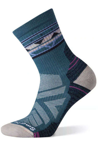 Skarpety trekkingowe damskie SMARTWOOL HIKE ZIG ZAG VALLEY MID SOCKS | Light Cushion