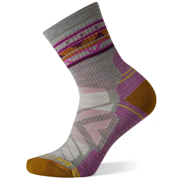 Skarpety trekkingowe damskie SMARTWOOL HIKE ZIG ZAG VALLEY MID SOCKS | Light Cushion