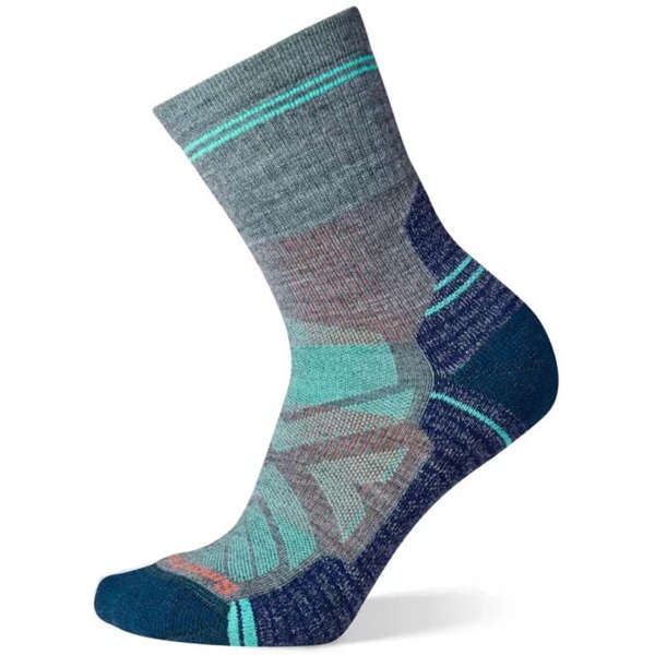 Skarpety trekkingowe damskie z wełny SMARTWOOL HIKE MID CREW SOCKS | Light Cushion