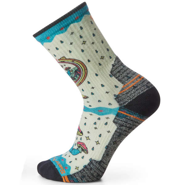 Skarpety turystyczne wełniane SMARTWOOL HIKE EXPLORE THE UNKNOW PRINT CREW SOCKS Light Cushion