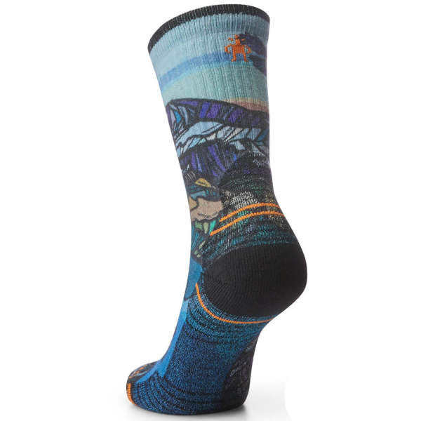 Skarpety turystyczne wełniane damskie SMARTWOOL HIKE ICY RANGE PRINT CREW SOCKS Light Cushion