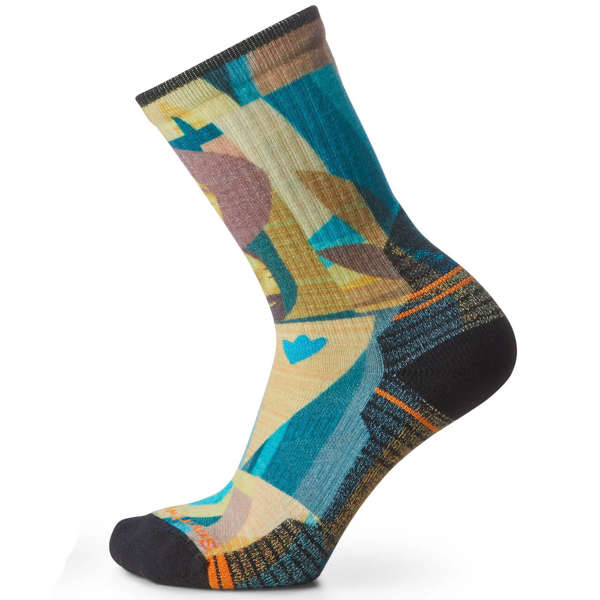 Skarpety turystyczne wełniane damskie SMARTWOOL HIKE WORST CREW PRINT CREW SOCKS Light Cushion