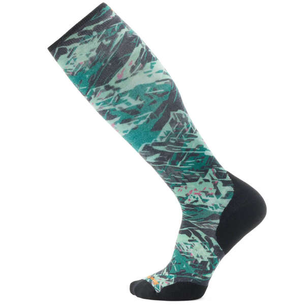 Skarpety z wełny narciarskie SMARTWOOL SKI GREEN SLOPES PRINT SOCKS | Targeted Cushion