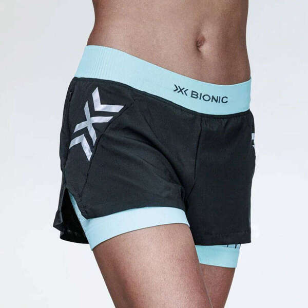 Spodenki do biegania damskie X-BIONIC TWYCE RACE 2IN1 SHORTS