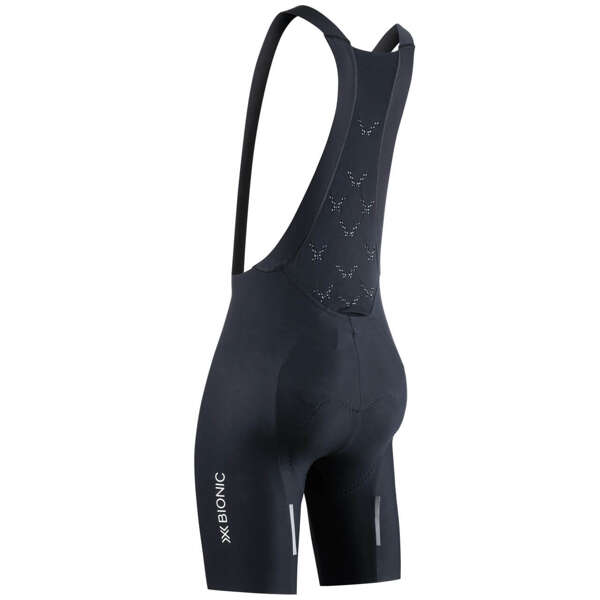 Spodenki rowerowe damskie z szelkami i wkładką X-BIONIC COREFUSION CYCLING BIB SHORTS