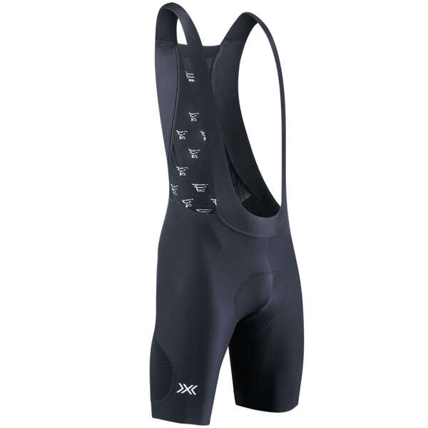 Spodenki rowerowe z szelkami i wkładką X-BIONIC COREFUSION CYCLING COMPRESSION BIB SHORTS