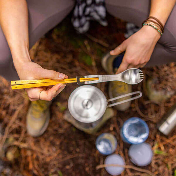 Spork GSI OUTDOORS GLACIER STAINLESS SPORK + STICKS