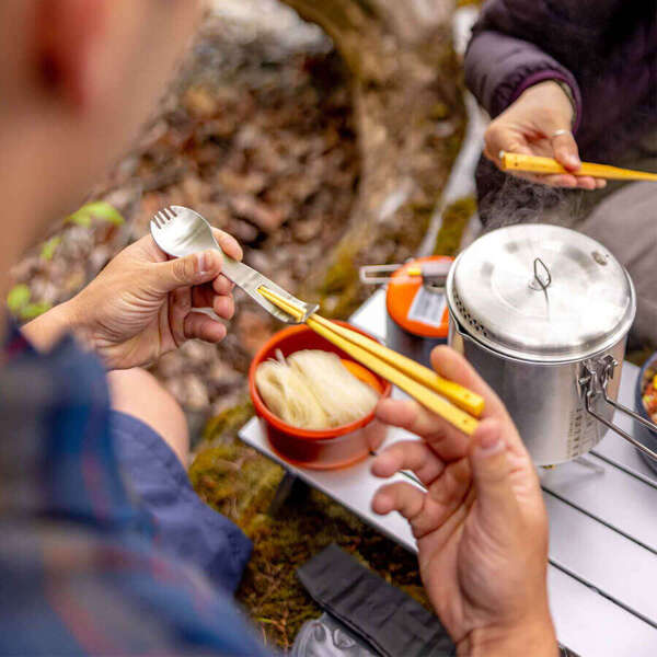 Spork GSI OUTDOORS GLACIER STAINLESS SPORK + STICKS