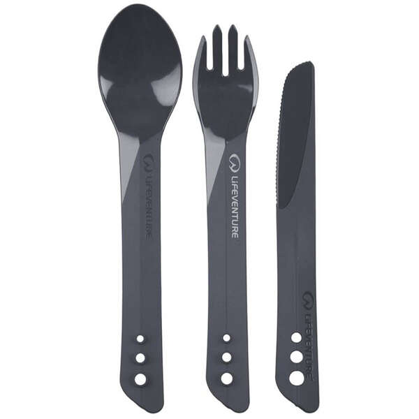 Sztućce turystyczne LIFEVENTURE ELLIPSE CAMPING CUTLERY