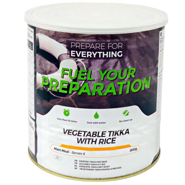 Tikka warzywna z ryżem FUEL YOUR PREPARATION, 8 porcji