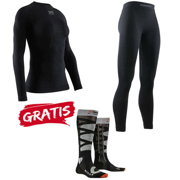 Zestaw / komplet bielizny termoaktywnej X-BIONIC APANI 4.0 MERINO + GRATIS