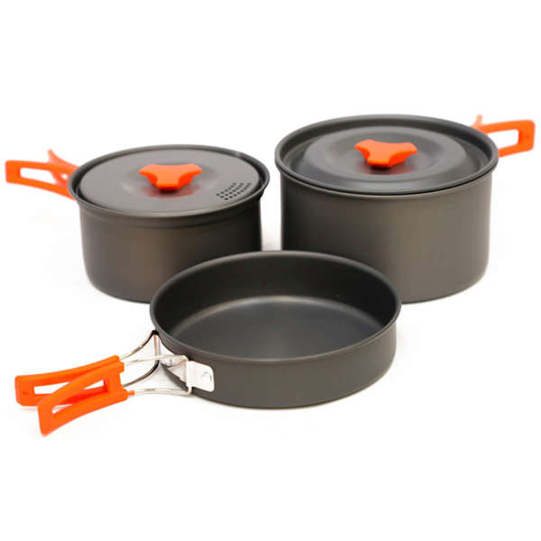 Zestaw naczyń turystycznych VANGO HARD ANODISED 4 PERSON COOK KIT