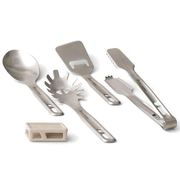 Zestaw przyborów kuchennych SEA TO SUMMIT DETOUR STAINLESS STEEL UTENSIL SET | 4 elementy