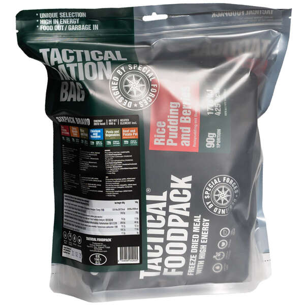 Zestaw sześciu posiłków liofilizowanych TACTICAL FOODPACK SIXPACK BRAVO | 600 g