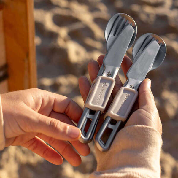 Zestaw sztućców turystycznych SEA TO SUMMIT DETOUR STAINLESS STEEL CUTLERY SET | 6 elementów