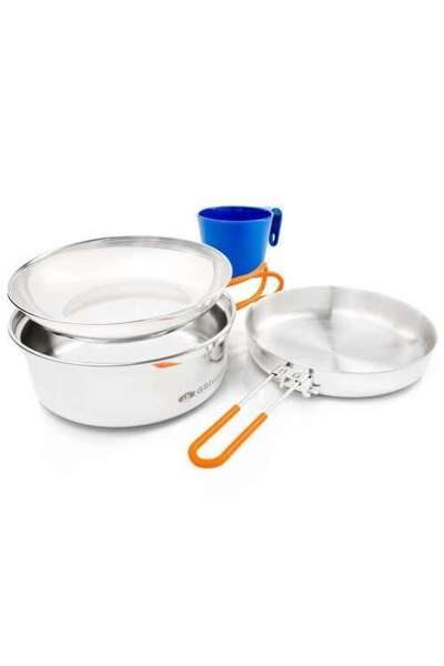 Zestaw turystyczny GSI OUTDOOR GLACIER STAINLESS 1 PERSON MESS KIT