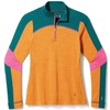 Koszulka SMARTWOOL CLASSIC THERMAL MERINO BASE LAYER COLORBLOCK 1/4 ZIP