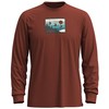 Koszulka wełniana unisex SMARTWOOL GONDOLA RIDE GRAPHIC LONG SLEEVE TEE