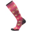 Skarpety narciarskie wełniane damskie SMARTWOOL SKI PATHS CROSSED PRINT SOCKS | Zero Cushion