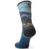 Skarpety turystyczne wełniane damskie SMARTWOOL HIKE ICY RANGE PRINT CREW SOCKS Light Cushion