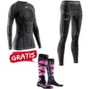 Zestaw / komplet bielizny damskiej X-BIONIC SYMBIO MERINO + GRATIS