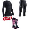 Zestaw / komplet bielizny damskiej X-BIONIC SYMBIO MERINO + GRATIS