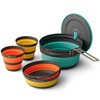 Zestaw naczyń turystycznych składanych SEA TO SUMMIT FRONTIER ULTRALIGHT COLLAPSIBLE ONE POT COOK SET | 5 elementów