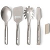 Zestaw przyborów kuchennych SEA TO SUMMIT DETOUR STAINLESS STEEL UTENSIL SET | 4 elementy