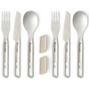 Zestaw sztućców turystycznych SEA TO SUMMIT DETOUR STAINLESS STEEL CUTLERY SET | 6 elementów